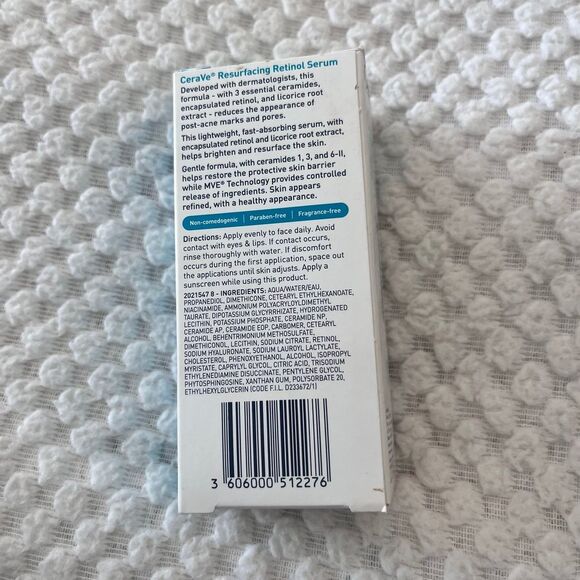 CeraVe‎ resurfacing retinol serum new in box - Picture 2 of 3